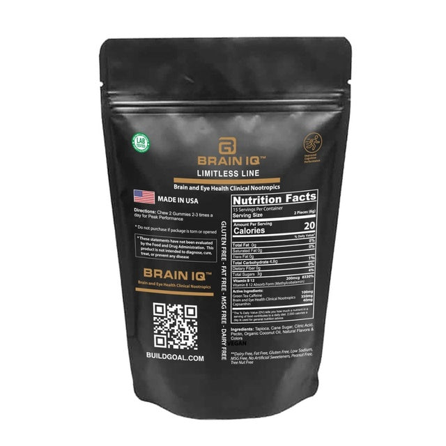 Build Goal BrainIQ Vegan Gummies